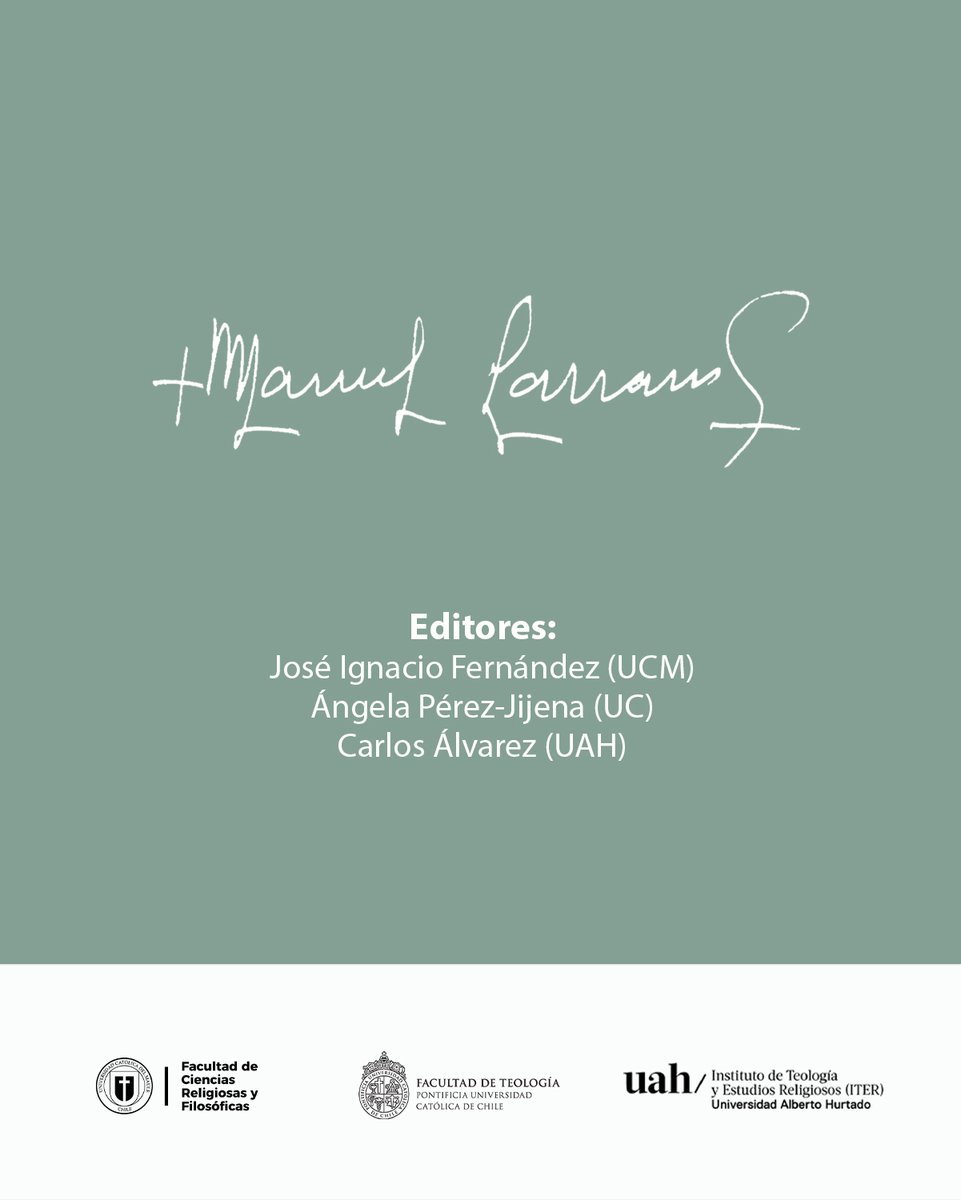 fcryf_ucm's tweet photo. 📚 Te invitamos al lanzamiento del libro "Epistolario del obispo Manuel Larraín, Vol. I: catolicismo social". Un legado profético que sigue vigente.

📅 9 dic en Talca (19:00h) y 18 dic en Santiago (18:00h). 

Presentan Mons. Galo Fernández y Dra. Andrea Botto.  

@ucatolicamaule https://t.co/INmY6800sG