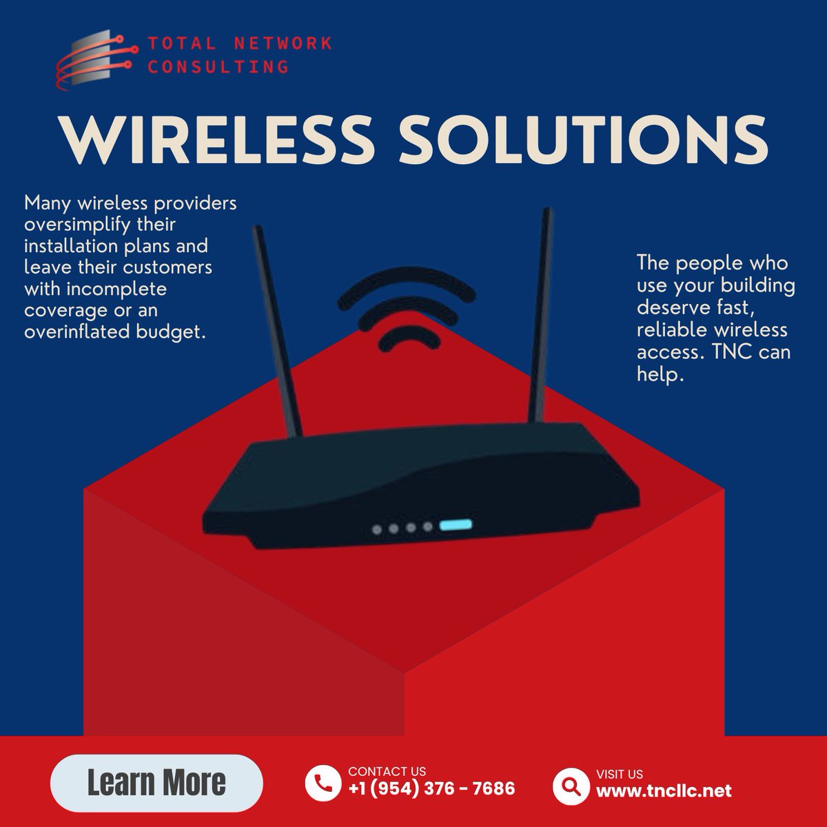 TNCLLC1's tweet image. ✅ Smarter placement
✅ Stronger security
✅ Clean, efficient design

Get wireless that actually works.
📞 954-376-7686
🌐 tncllc.net/solutions/wire…

#WirelessSolutions #NetworkOptimization #SmartTech
