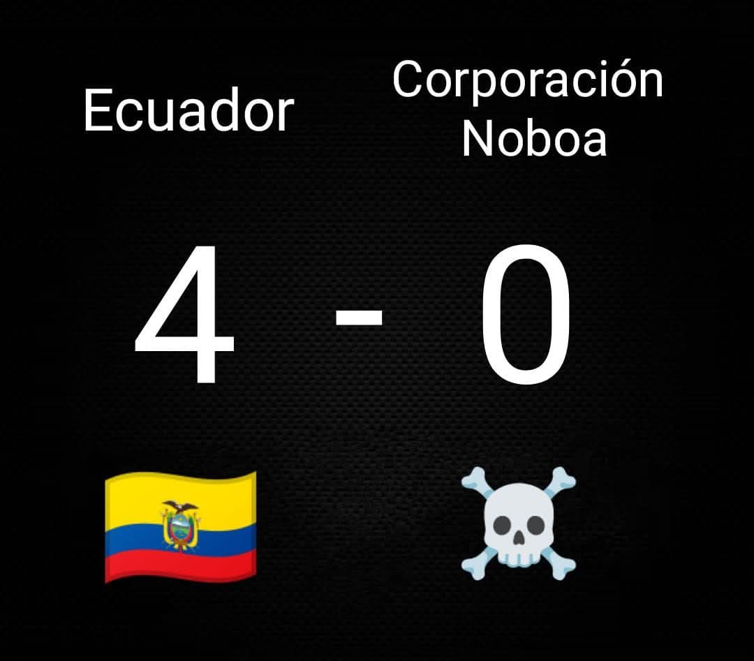 🇪🇨 Ganó Ecuador, la ciudadanía y las organizaciones populares, fuente de poder y soberanía.
🇪🇨 Ganó la Constitución del 2008, los derechos, el régimen del buen vivir y el Estado de justicia y de derechos.
Perdió la ambición, la soberbia y los caprichos neoliberales autoritarios.