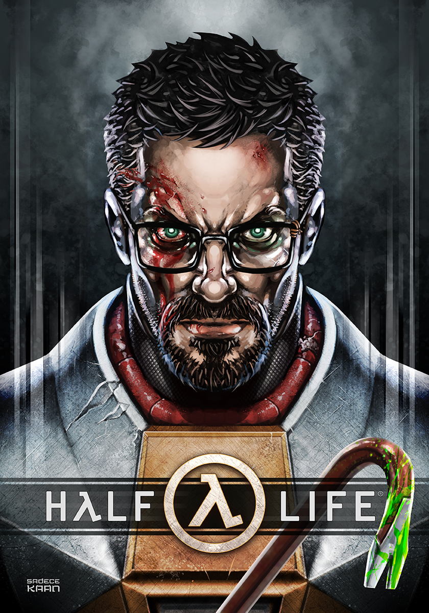 sadeceKAAN's tweet photo. I drew this back in 2014… Now I'm 42, and I stopped waiting for Half-Life 3 a long time ago. I stopped drawing too. Life changed (for the worse), we got older, and some of us didn’t even live long enough to see this game… Hrmph... #halflife #thegameawards #gordonfreeman https://t.co/CVXpD6mcjh
