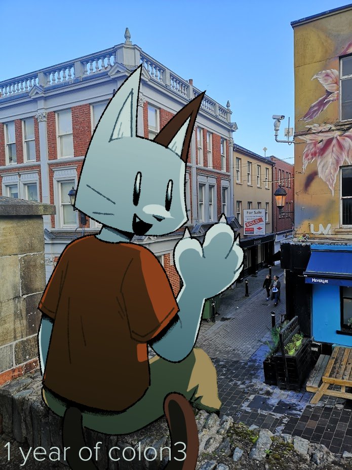 Softwarecrow's tweet image. 1 year of colon3!