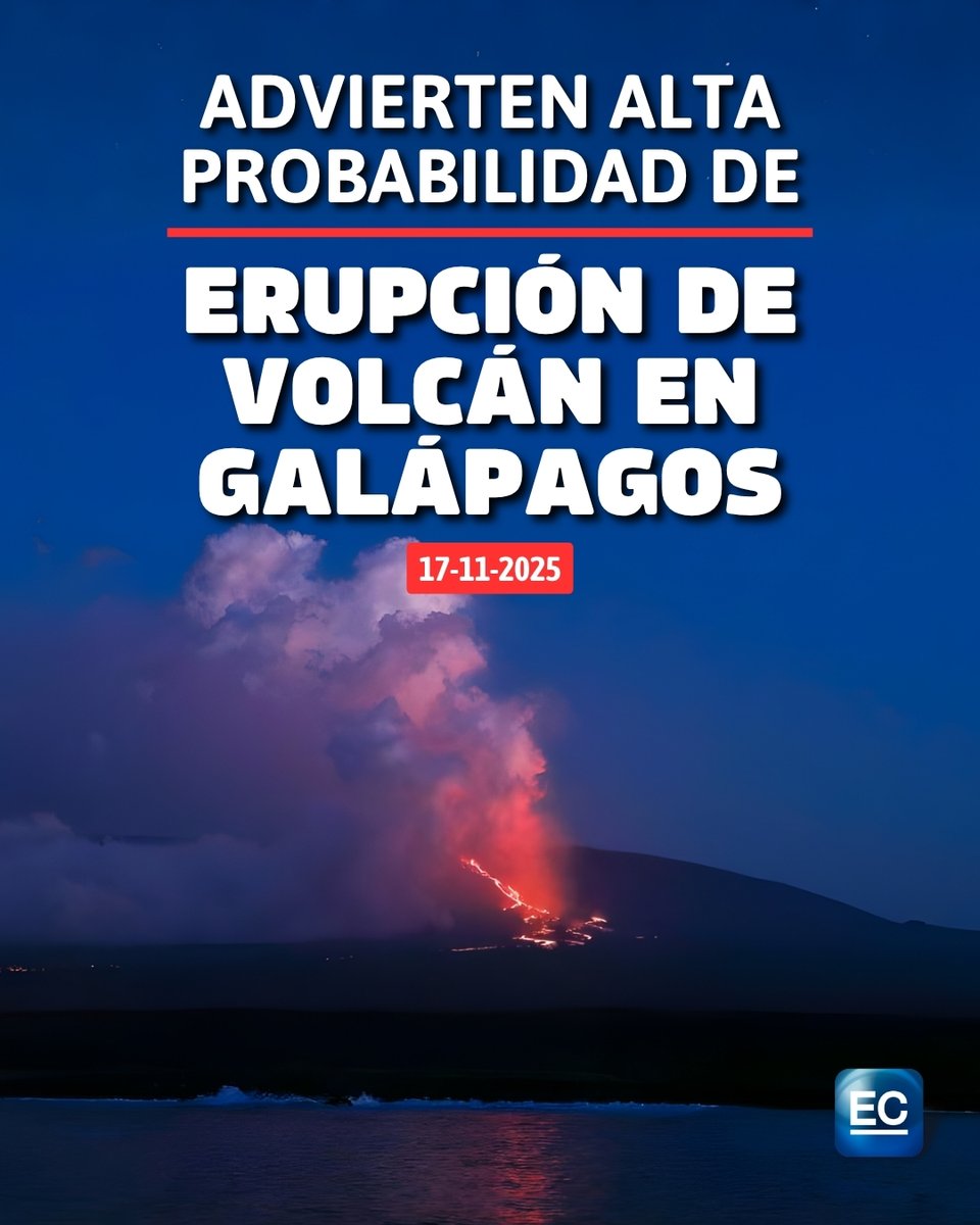 🌋 La cadena de sismos en Galápagos está relacionada: f.mtr.cool/qgizyeacwd

📷: Archivo EFE