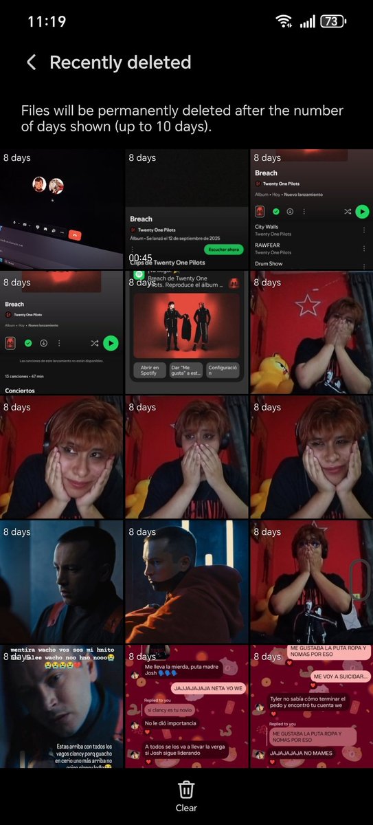 sokeepned's tweet image. y borre las fotos de mi celular pq ya las guarde en mi laptop y al querer fijarme si de casualidad sobrevivieron en la papelera de aca NO directamente no aparecen, solo mis capturas NO ESTAN ES COMO SI NUNCA HUBIERAN EXISTIDO Y EL DE DRAG PATH TAMPOCO ESTÁ