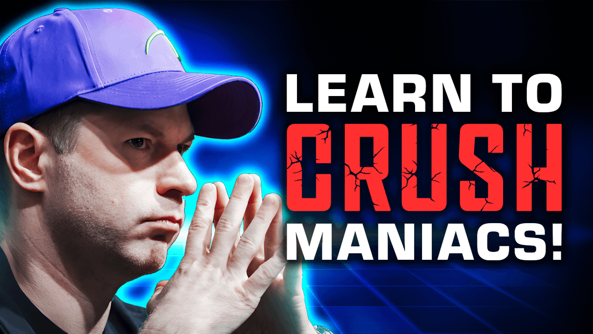 Most players have no idea how to beat maniacs.
They freeze… they fold… and they get steamrolled.

But maniacs are actually the easiest players to beat —
if you know how they think.

Here’s the guide to exploiting loose-aggressive psychos: 👇🧵