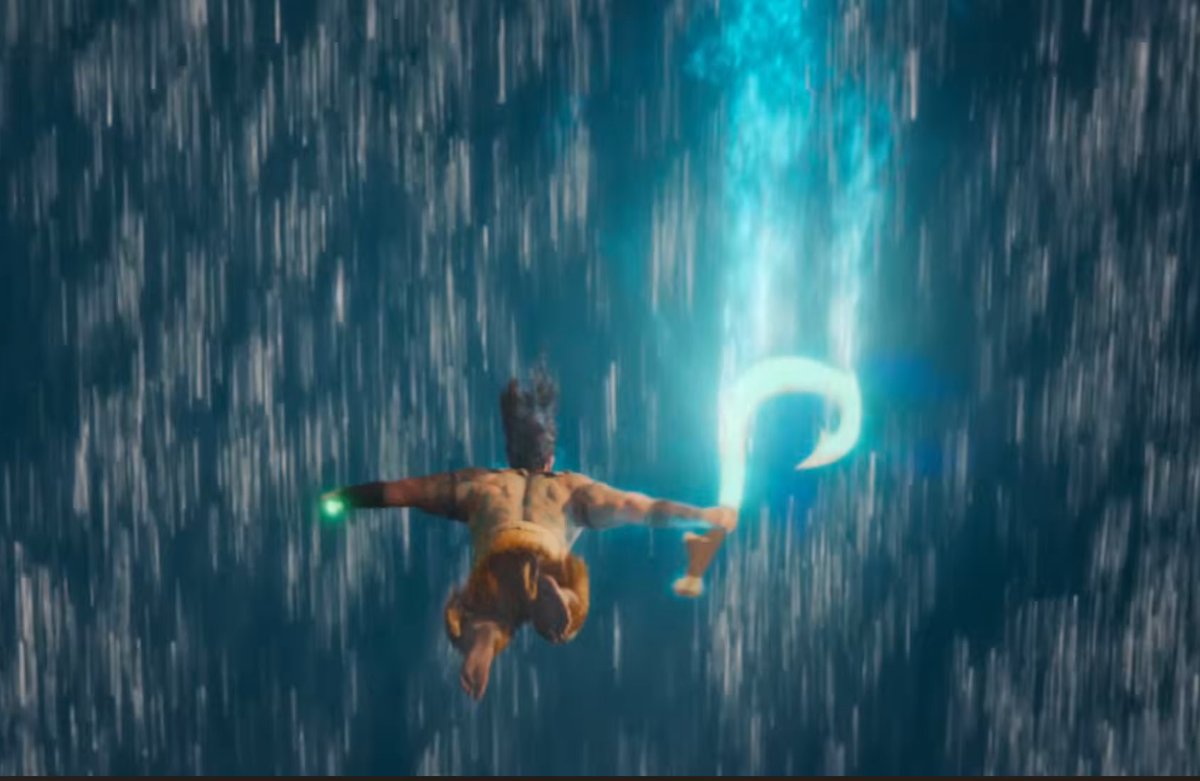 DiscussingFilm's tweet image. First peek at The Rock as Maui in the live-action ‘MOANA’ remake