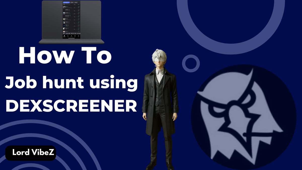 TheLordVibeZ's tweet image. How to grind for web3 Jobs using Dexscreener📌📌

Based on too many requests, I’ve finally decided to write on how to find memecoin projects/Utilty using  dexscreener

Here’s a guide 🧵