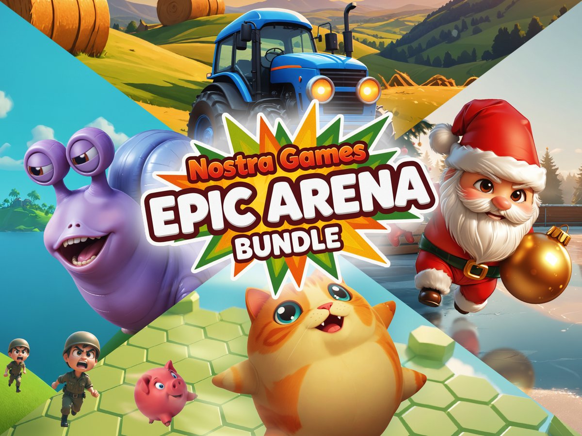 🎁 #Giveaway ⤵️

I have 7 codes to give away for:
『 Epic Arena Bundle 』 
by <a href="/nostra_games_/">Nostra Games</a> 

1x EU 🇪🇺 / 2x NA 🇺🇸 / 2x JP 🇯🇵 / 2x AS 🇭🇰

1 key gives you all 8 stacks of the 4 games!
4 games = 32 platinum = 1992 trophies 🏆🤯👍

🔁Repost
▶️Tag a friend
🎦Comment a Arena-GIF 🏟️