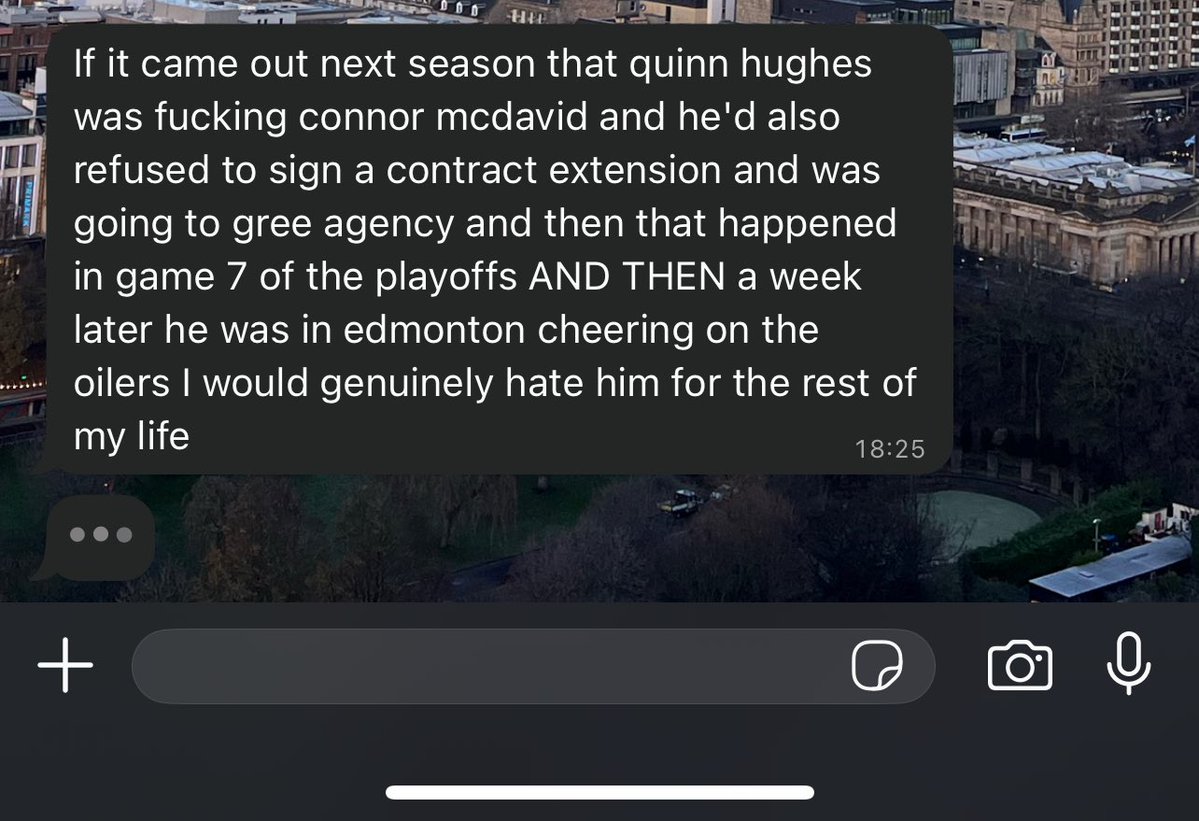 benjiovich's tweet image. DO NOT let your hockey mutuals read the long game