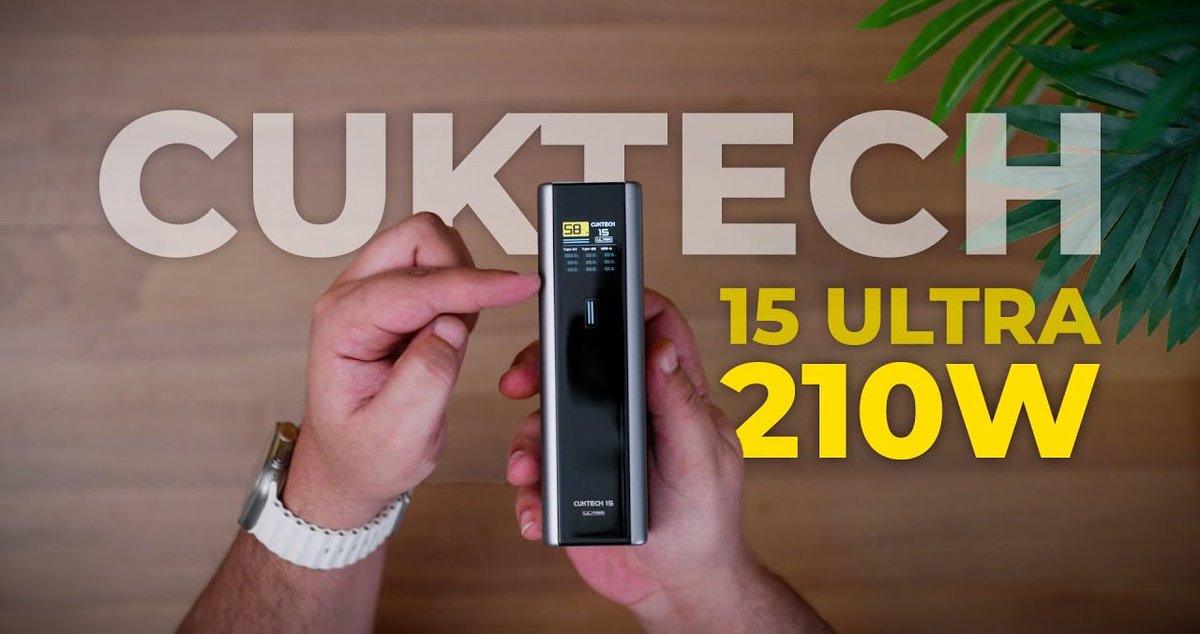 CukTech 15 Ultra : la meilleure batterie externe rapide de 2025 ?
youtu.be/l-RRGlRVkJI