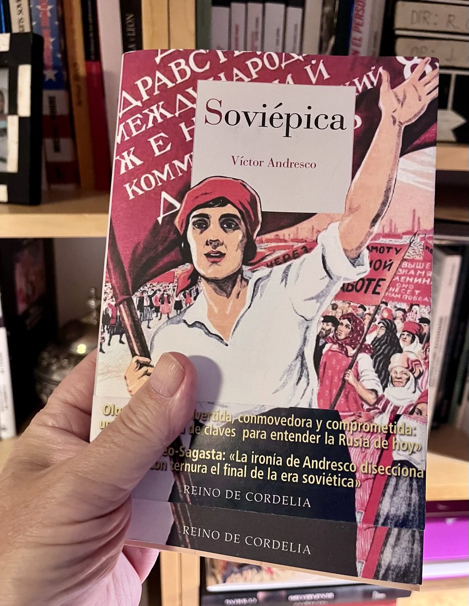 El rodaje de un documental en Uzbekistán hace muchos años nos convirtió en grandes amigos. Víctor es excelente persona y gran escritor, así que estoy muy contento de tener en mis manos su último libro. Sus primeras páginas ya me han atrapado. 
<a href="/reinodecordelia/">Reino de Cordelia</a>
<a href="/AndrescoVictor/">Víctor Andresco</a>