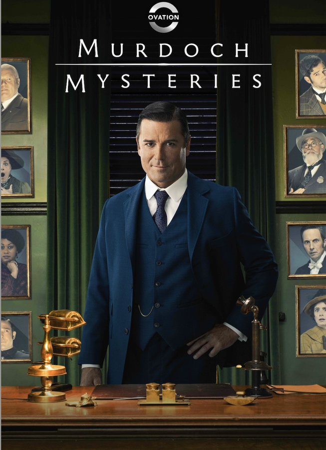 TVTango's tweet photo. 🌟Watch tonight @ovationtv 8pmET/5pmPT New Episode #MurdochMysteries "Murder, She Wrote" Starring @yannick_bisson @shanicebanton #ThomasCraig @JollyHarris *Guest Star @sally_lindsay About https://t.co/dxiap4K5J8 https://t.co/Ie0sZVL7EJ