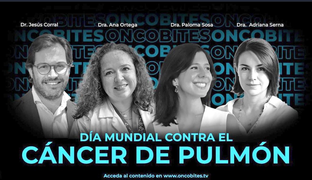 #DíaMundialCáncerePulmón 🫁 Reflexiones 🤔 de la Dra <a href="/PalomaSF89/">Paloma Sosa</a> 👩‍⚕️ y otr@s expert@s sobre los últimos avances y adelantos en el manejo de esta enfermedad ✨ ¡No te lo pierdas!👇 oncobites.tv/news/la-voz-de…