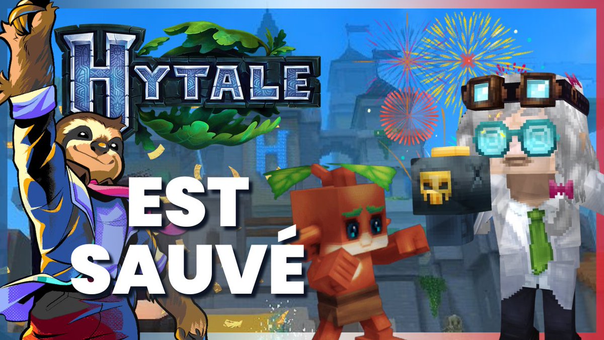 Hytale est sauvé!!! On vous envoie la vidéo dès que possible sur youtube, on en discute dès maintenant sur notre discord discord.hytalefr.com #hytaleissaved