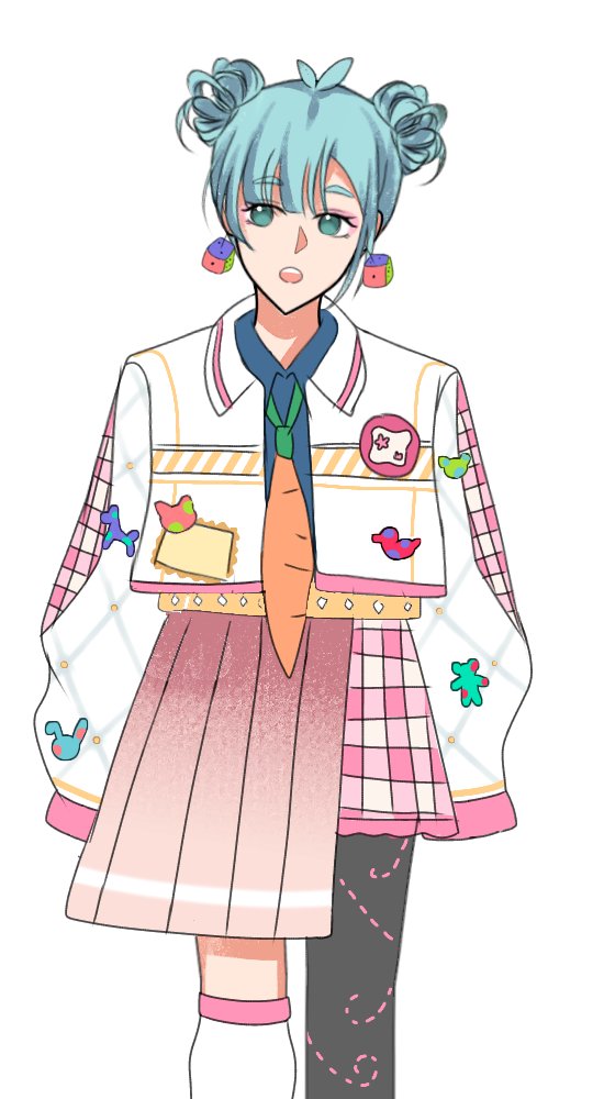 wanwancombis's tweet image. this is what i came up with (not final) 🥹 idk if i should add the bunny ears that go up when you press miku's hand

what do we think ? ?