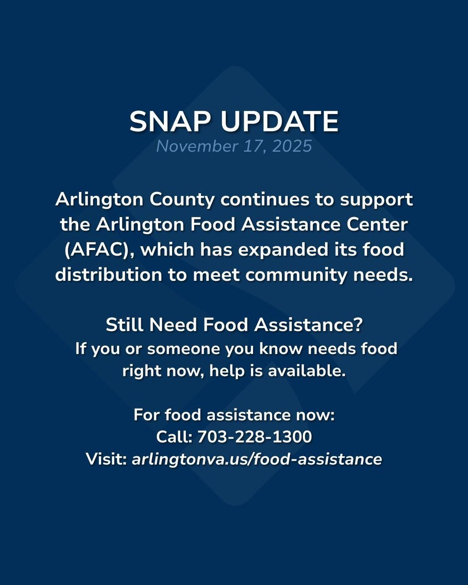 Supplemental Nutrition Assistance Program (SNAP) Update – Nov. 17, 2025.
The federal shutdown is over. Supplemental Nutrition Assistance Program (SNAP) benefits have resumed, and December benefits are expected to be issued according to the normal schedule.