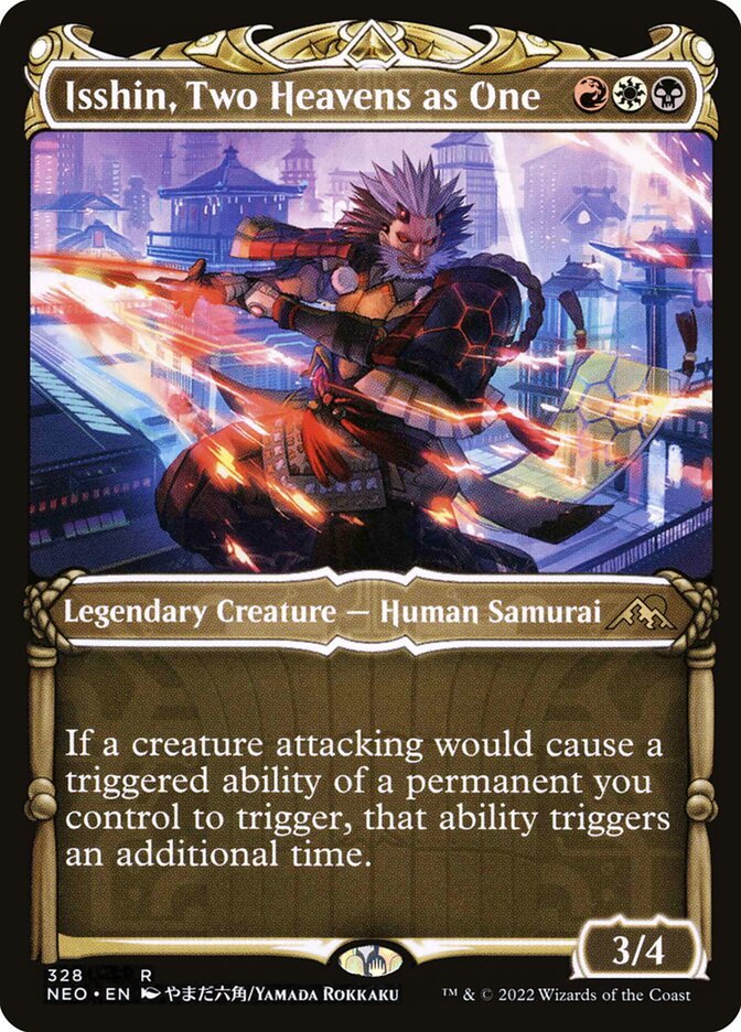 hollowmandrake's tweet image. Pues ya teneis aqué le primero de los decktech de #mtgxAvatar. El Señor del Fuego Isshin viene para hacer las delicias del #firebending. Copia todos los turnos los triggers de ataque y crea un infierno en la mesa para que sólo puedas quedar tú. Link 👇 #commander