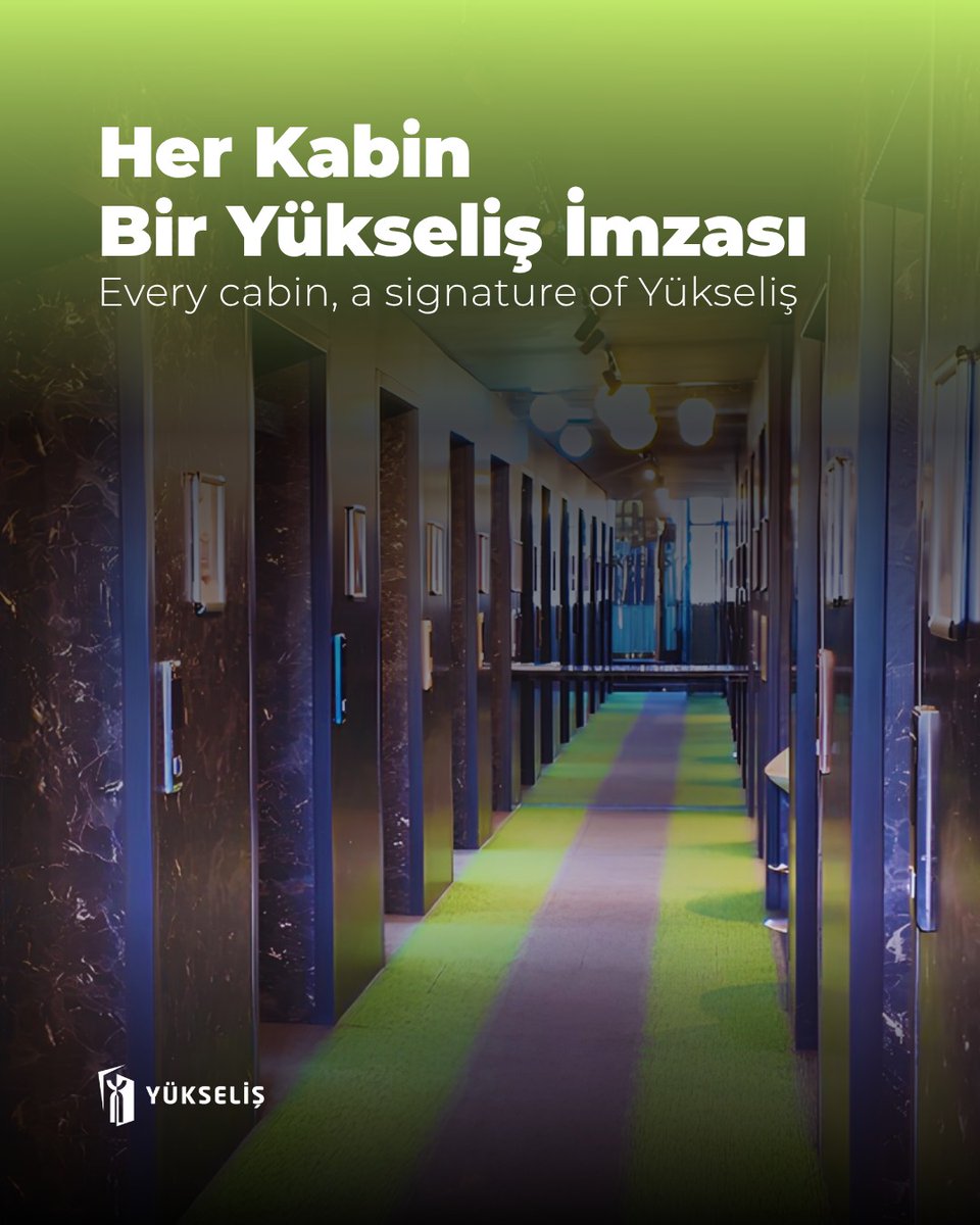 Her Kabin Bir Yükseliş İmzası
Every cabin, a signature of Yükseliş

#elevatorcar #asansörkabin #cabin #car #elevator #asansör #lift #yükseliş