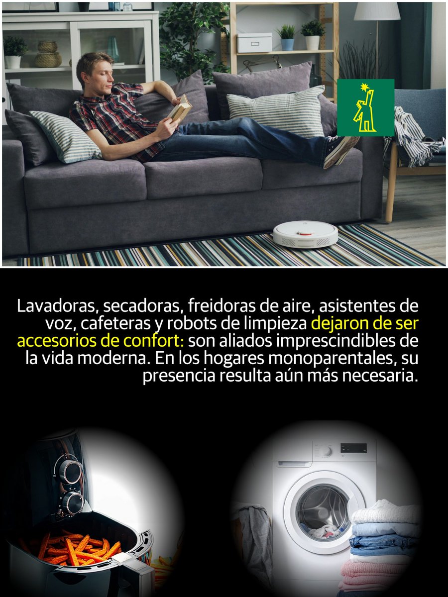 DiarioLibre's tweet photo. 💰 |#EconomíaDL|  En los hogares dominicanos, lavadoras, freidoras y asistentes inteligentes han pasado de ser símbolos de estatus a herramientas cotidianas.

🔗https://t.co/7kDpbldU9c

#DiarioLibre #Hogar #AsistentesInteligentes https://t.co/Lix0iILAfy