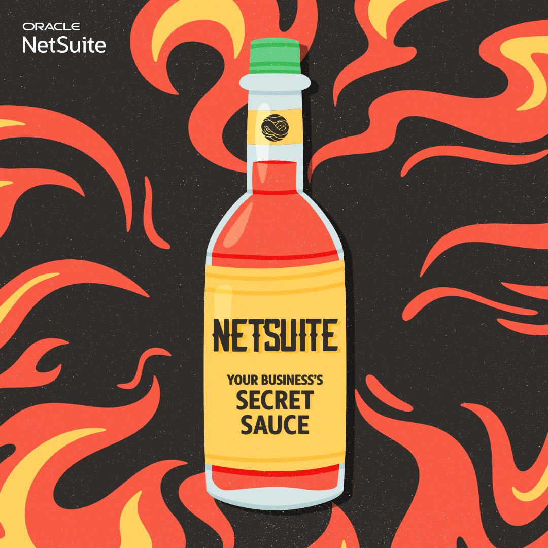 NetSuite's tweet image. Business feeling bland? We’ve perfected the recipe you need—a unified suite, industry excellence, and an #AI-powered platform. social.ora.cl/60137eYcP