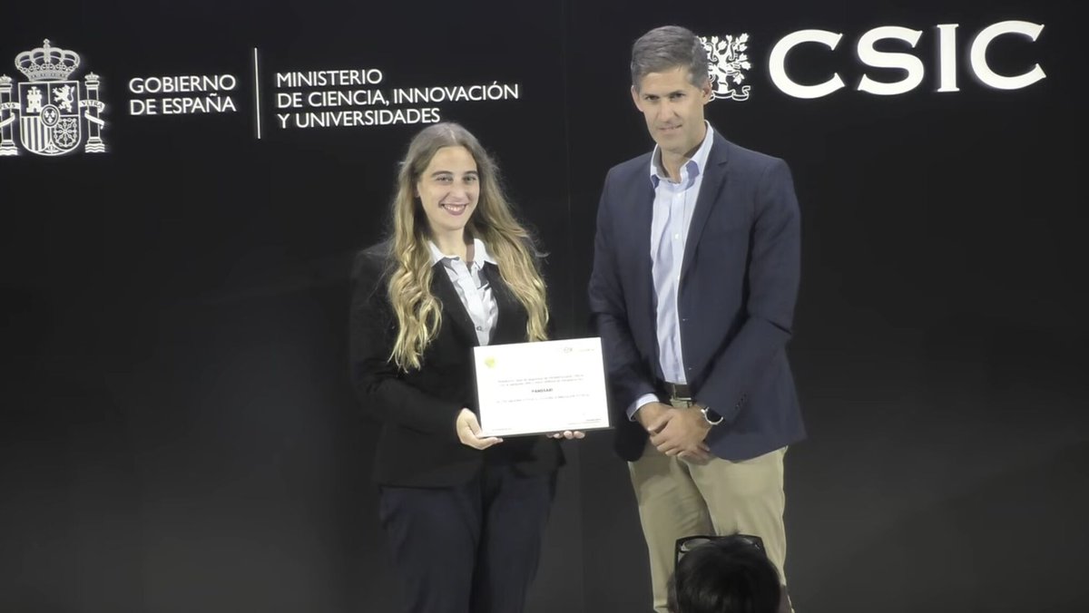 Sodercan's tweet image. 🎉Enhorabuena a las empresas ganadoras de los 𝐏𝐫𝐞𝐦𝐢𝐨𝐬 𝐐𝐈𝐀 𝟐𝟎𝟐𝟓 de @CentrosCex que hemos entregado hoy en la sede del @CSIC en Madrid, y muy especialmente a las cántabras PANSSARI y @celestia TTI, accésit en las categorías de #innovación potencial y #pymes
