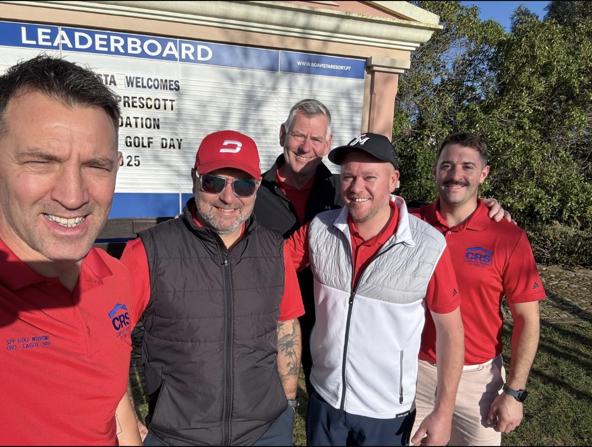 coops220485's tweet image. Fantastic few days golfing in Lagos with the @StevePrescott1 foundation, great to see you as always @PScully13 . 🏌🏼‍♂️⛳️🍻🍻