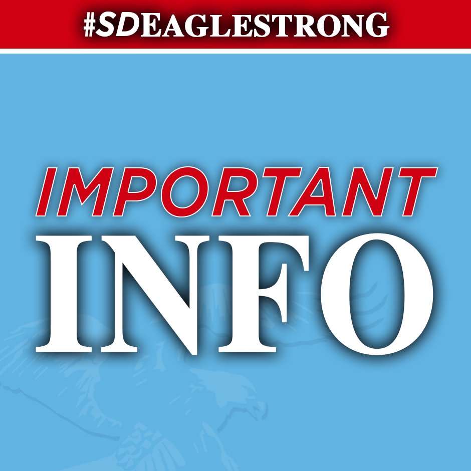 𝐏𝐥𝐞𝐚𝐬𝐞 𝐬𝐞𝐞 𝐭𝐡𝐞 𝐥𝐢𝐧𝐤 𝐛𝐞𝐥𝐨𝐰 𝐟𝐨𝐫 𝐚𝐧 𝐮𝐩𝐝𝐚𝐭𝐞 𝐟𝐫𝐨𝐦 𝐒𝐮𝐩𝐞𝐫𝐢𝐧𝐭𝐞𝐧𝐝𝐞𝐧𝐭 𝐊𝐫𝐮𝐭𝐳𝐢𝐤 regarding the recently conducted survey and upcoming steps  #SDEagleStrong
📷 tinyurl.com/SDnov17