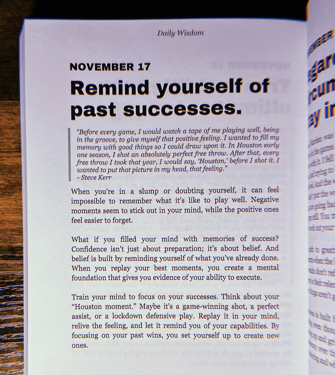 Remind yourself of past successes. #DailyWisdom