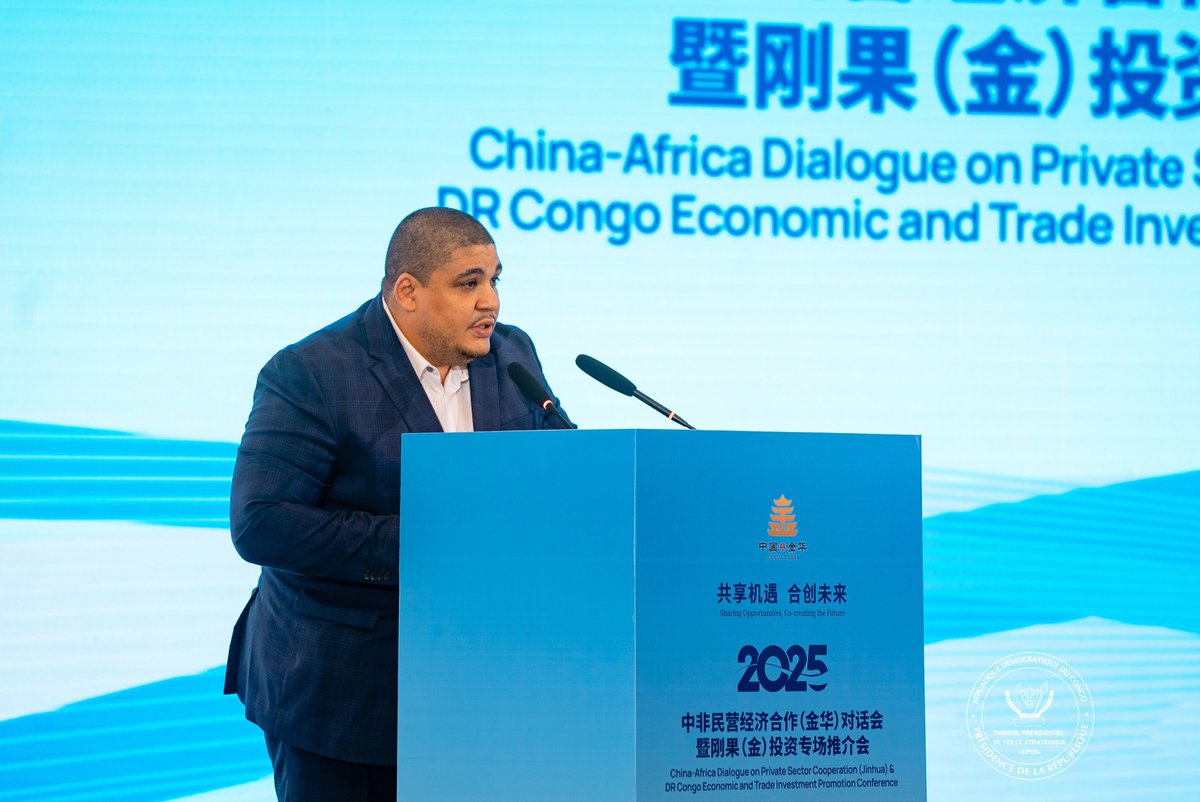 cpvsrdc's tweet image. Forum Chine–Afrique 2025 : la RDC s’engage pour un partenariat gagnant-gagnant
Le 7 novembre dernier, à Jinhua dans la province du Zhejiang (Chine), la Présidence de la République a pris une part active au Forum Économique et Culturel Chine–Afrique 2025, à travers ses deux…