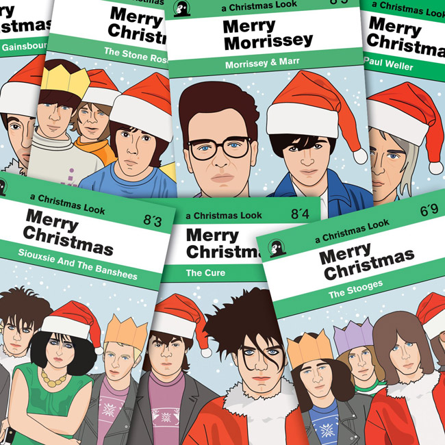 RetroToGo's tweet image. There are plenty of card options out there, but none quite like these alternative music Christmas cards by Piper Gates Design. bit.ly/43wAGbB