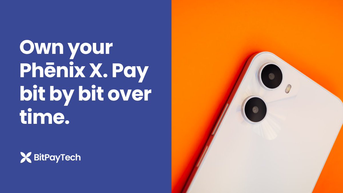 BitPayTech's tweet image. Own your Phēnix X. 📱 Pay bit by bit with flexible payment options designed for you.