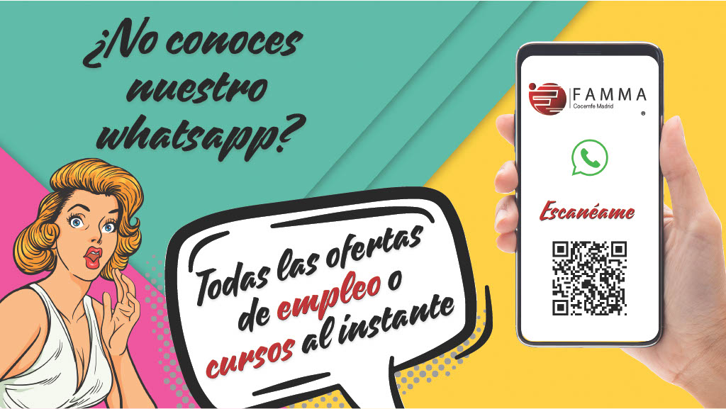 FAMMA_Co_Madrid's tweet image. 📲 ¡Únete a nuestro canal de difusión en #WhatsApp! Recibe antes que nadie info sobre 
💼#empleo, 📚#cursos y mucho contenido 🥇#extra. 
Acceso rápido, útil y pensado para ti. 
🔗 Inscríbete aquí 👇: whatsapp.com/channel/0029Va… #discapacidad #masconexión #empleoinclusivo