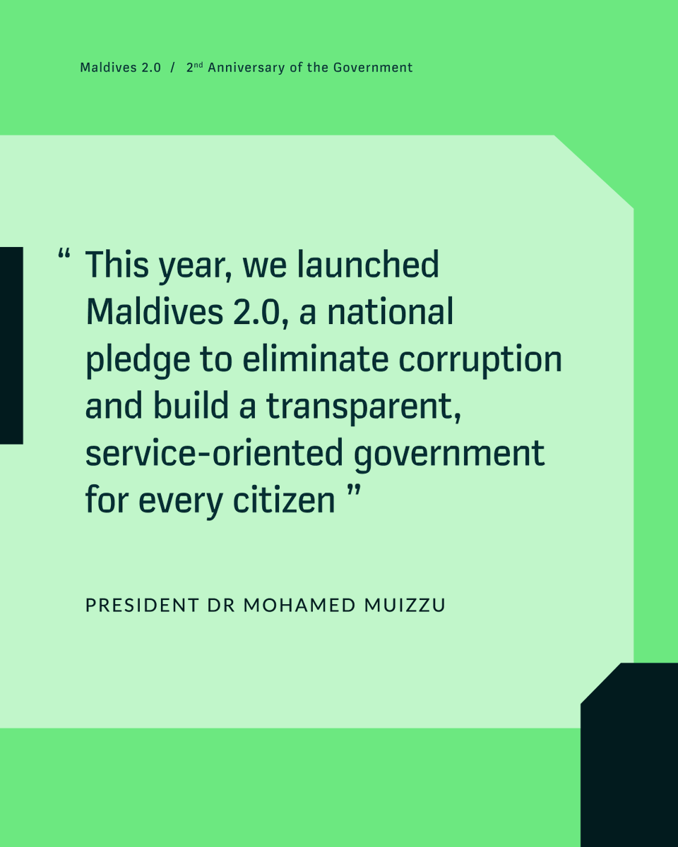 Maldives 2.0 is more than an initiative; it is a national commitment to rebuild trust, ensure transparency, and deliver a government that truly serves its citizens.

#Maldives2Point0 #DigitalGovMv #Maldives