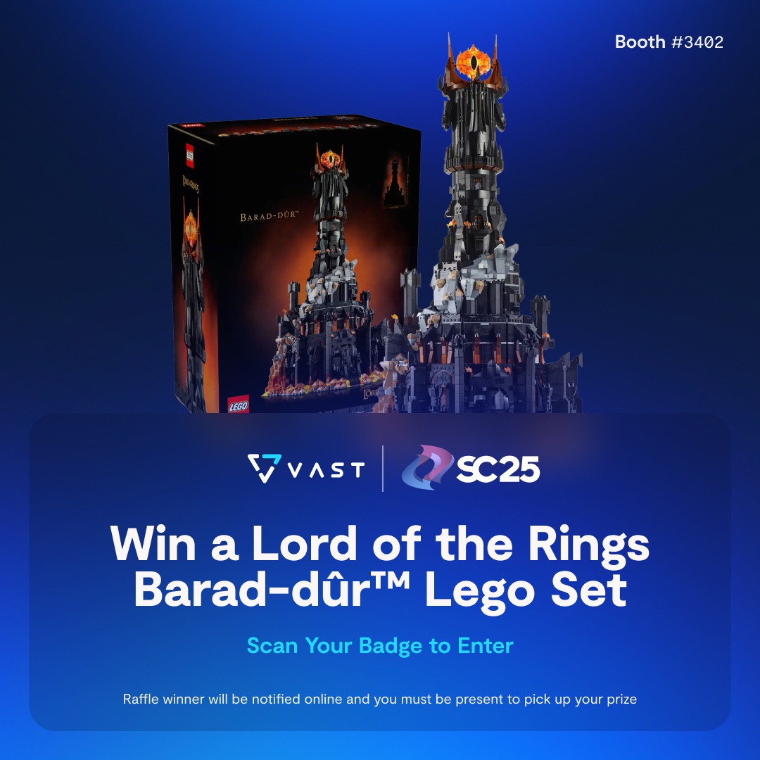 VAST_Data's tweet image. Stop by Booth #3402 for your chance to win big — our #SC25 raffle kicks off today!