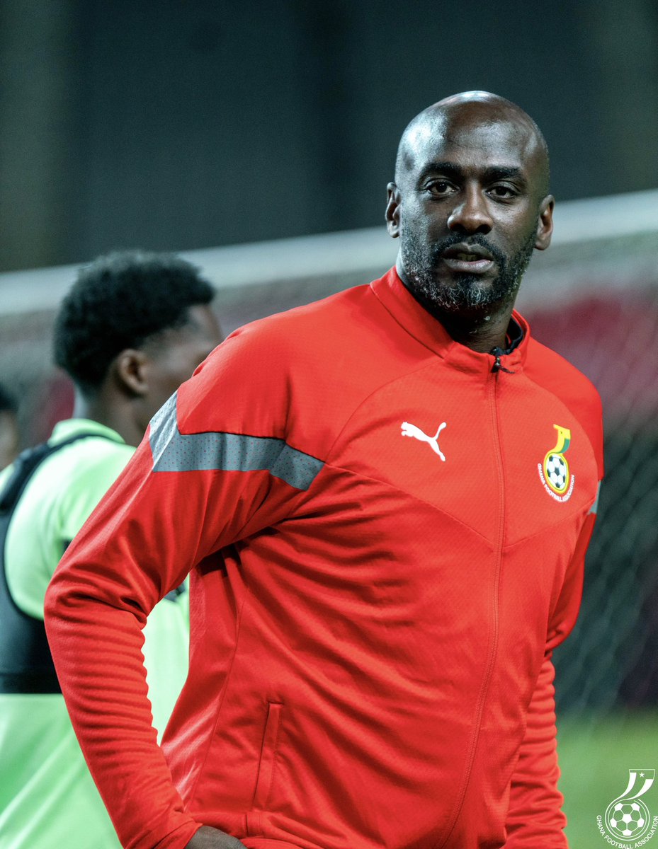 GhanaBlackstars's tweet image. 📸 Head Coach Otto Addo 🫡

#BlackStars