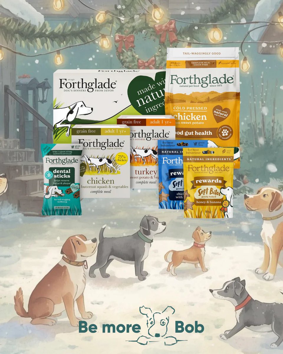 Dear pals, this year we are supporting 3 charities with our paw-it-forward festive campaign 

•Schnauzerfest 
•Hope Rescue 
•Diane Hart Collie Rescue

For every six bags of treats donated by all our pals, Be More Bob will add another bag to the charity pile!

We have