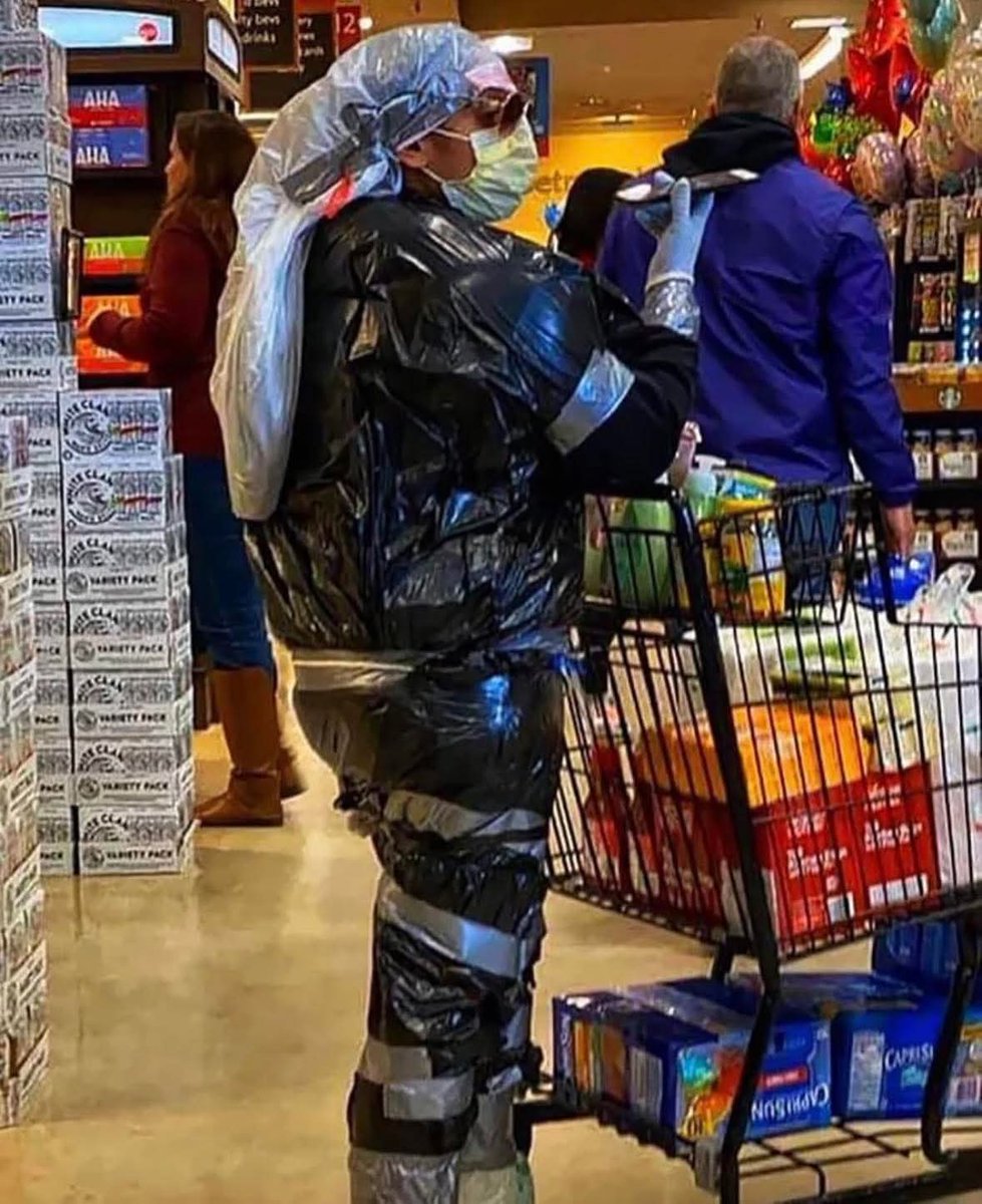 Back in 2020, the masks were scarier than the virus itself... 

During the early months of 2020, as COVID-19 spread faster than supply chains could react, people around the world began improvising their own face coverings. 

With medical masks sold out or reserved for healthcare