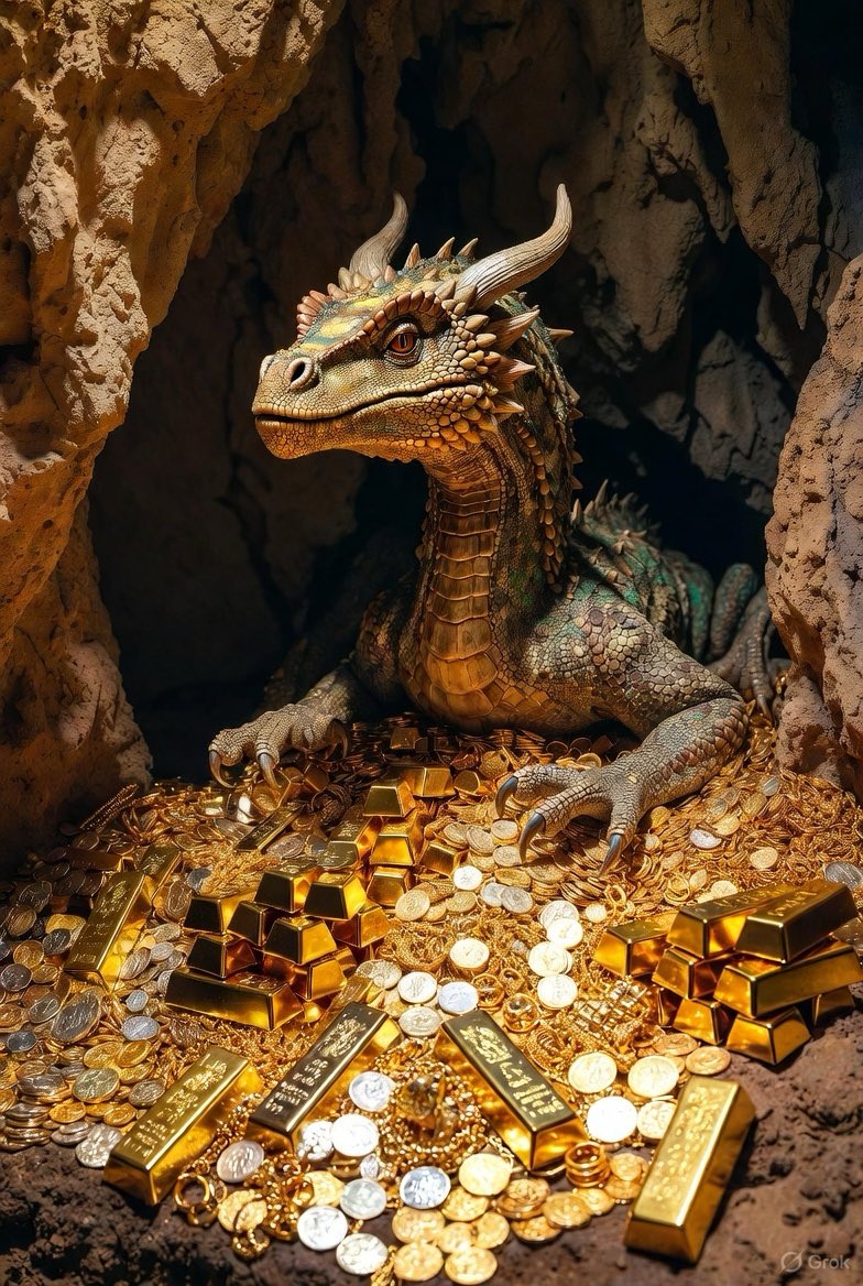 Dragons know, 
once you get the gold, 
you keep the gold.