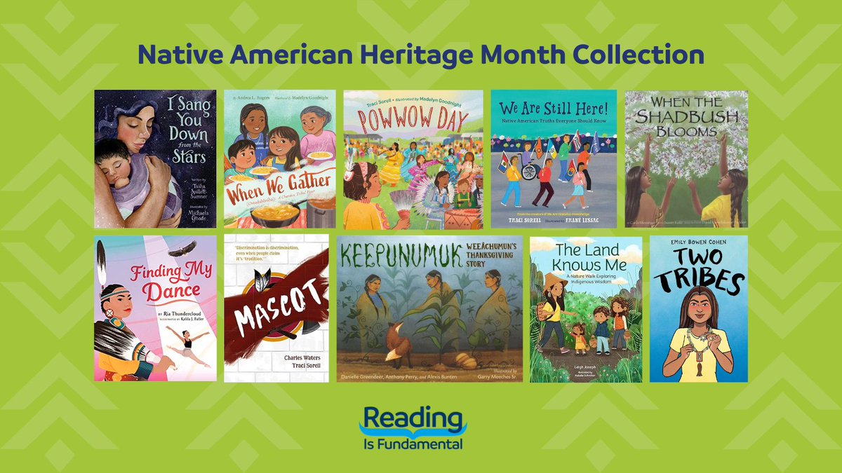 RIFWEB's tweet image. Celebrate Native American Heritage Month. Discover fascinating stories, traditions, + resources that highlight Native American ancestry, perfect for elementary + middle grade readers all year round. Plus find activities at #LiteracyCentral: bit.ly/3U5YPyG #ReadwithRIF