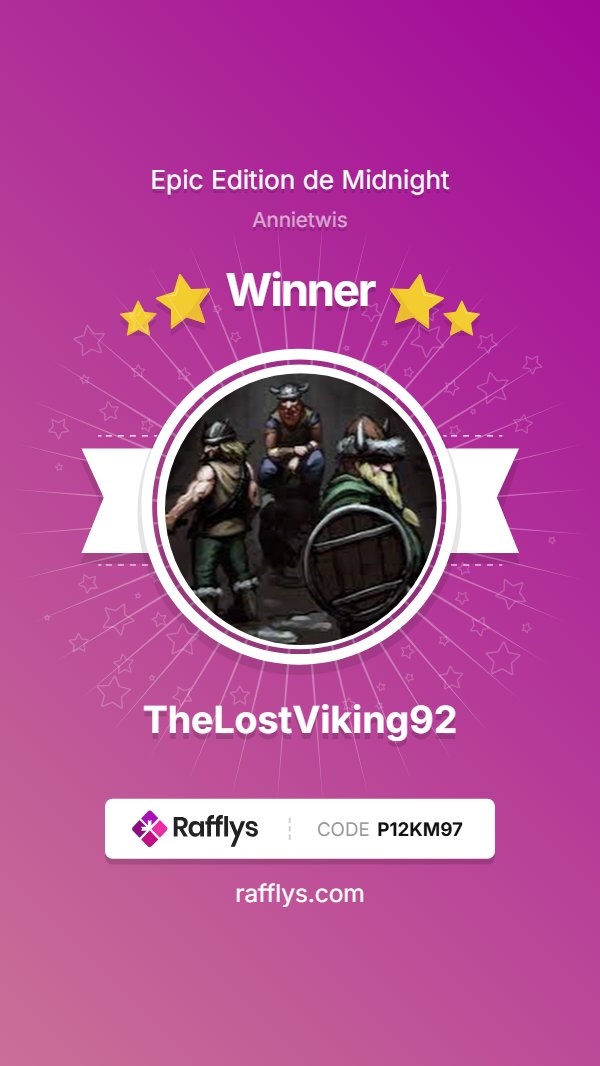 Y el ganador es :

.
.
.
.
.
.

🏆🏆🏆 ¡¡¡ <a href="/TheLostViking92/">The Lost Vikings</a> !!!🏆🏆🏆

Enhorabuena por tu Epic Edition , tanto esfuerzo ha traído recompensas! Ahora, a disfrutarla ;)