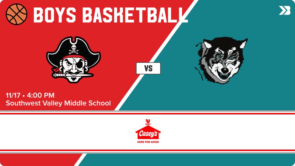 Boys Basketball (8th Grade) Game Day! - Check out the event preview for the The Southwest Valley Timberwolves vs The Mount Ayr Raiders. It starts at 4:00 PM and is at Southwest Valley Middle School. gobound.com/ia/ihsaa/boysb…