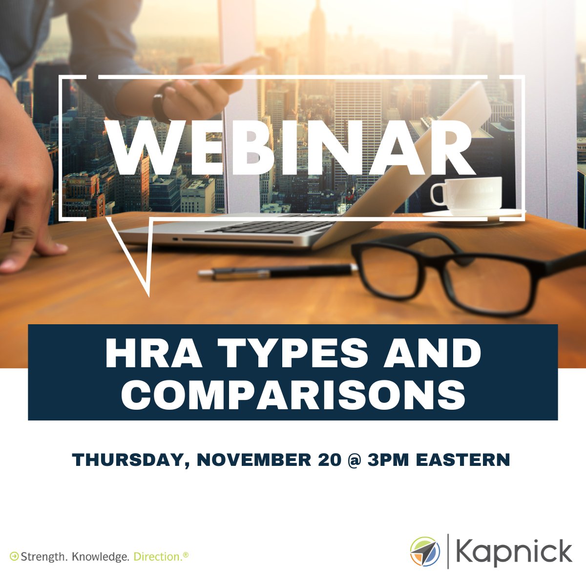 Last chance to register for this month's compliance webinar on HRA types! Join us Thursday, November 20 at 3p ET.

hubs.li/Q03QNGgC0