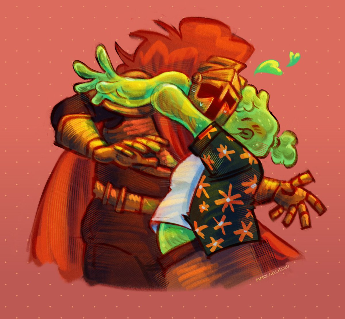 MMoccachino's tweet image. That one yaoi arg #slimeknight #sfawtde