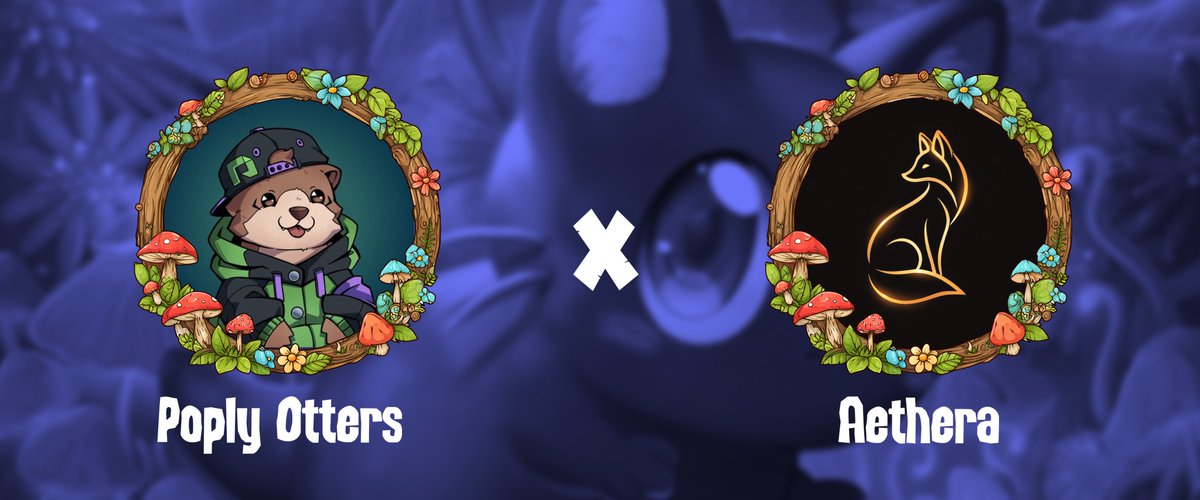 AetheraSOL's tweet image. We are delighted to announce our collab with @poply_xyz for their upcoming Poply Otters mint.
     
Aethera x Poply 🤝