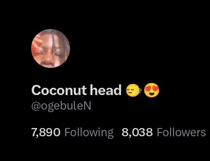 ogebuleN's tweet image. 8k nutters fw me already?😳
i love y&apos;all fam🫶