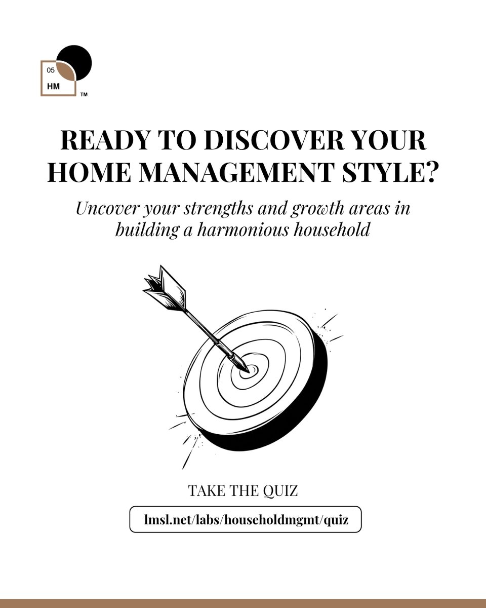 HMScienceLabs's tweet image. Take the Household Management Science Labs Quiz to find out how well you organize, plan, and maintain harmony at home.
Try now 👉 lmsl.net/labs/household… 

#LMSL #LifeManagementScienceLabs #LifeManagementScience #HouseholdManagementLabs  #HouseholdManagementQuiz
