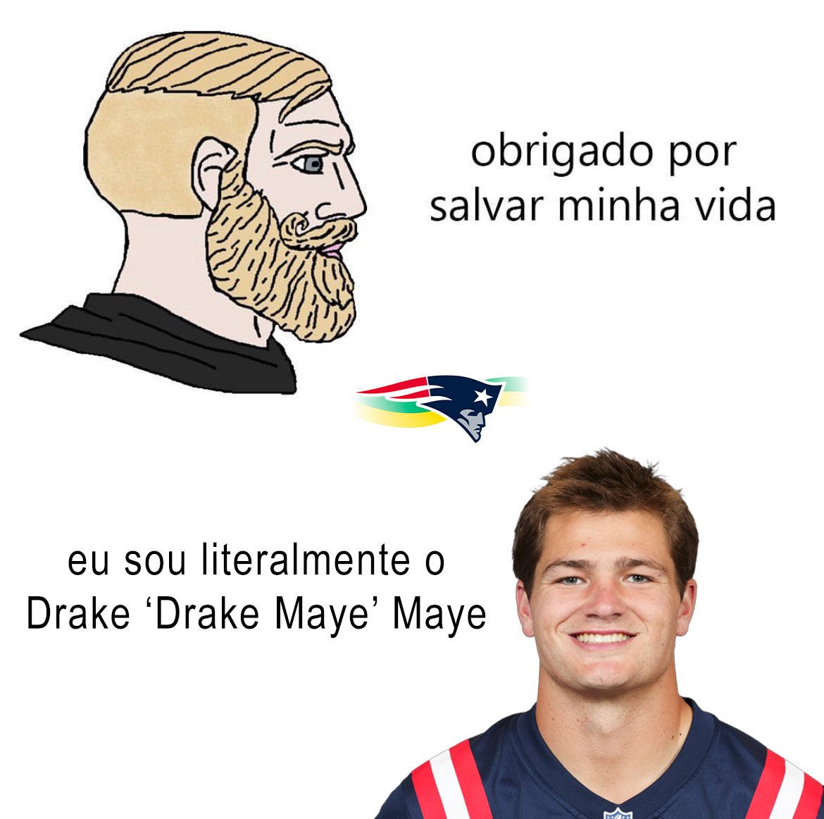 patriotsbrasil's tweet image. Drake ‘MVP’ Maye, razão de viver do ADM! 😅❤️