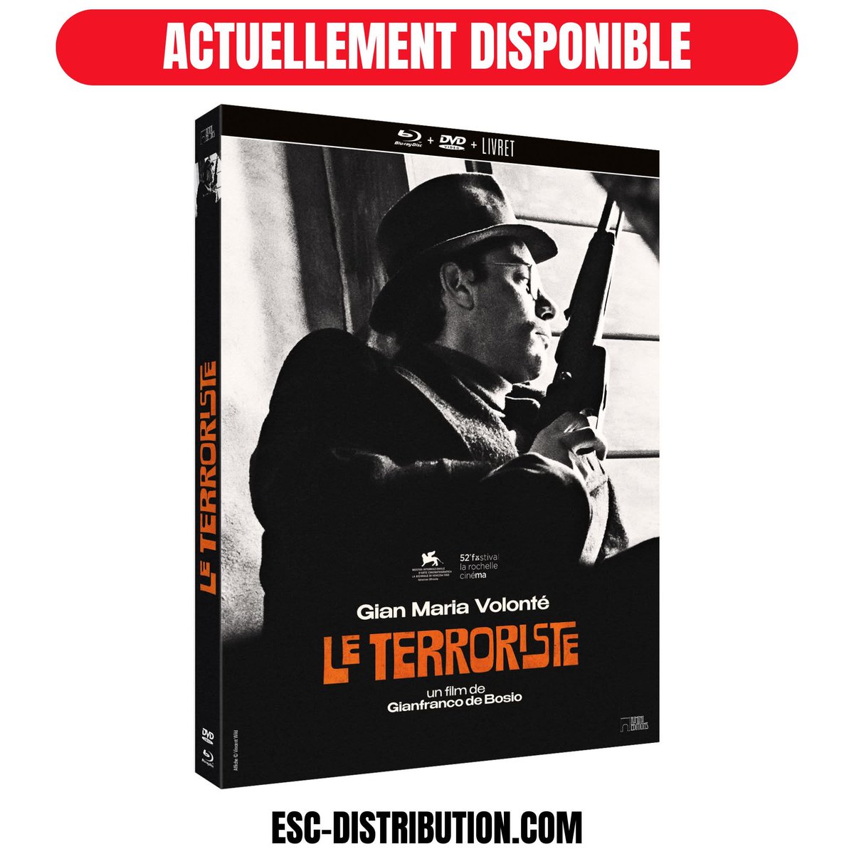 RiminiEditions's tweet image. Édition limitée BLU-RAY + DVD + livret &quot;LE TERRORISTE&quot; actuellement disponible

👉 bit.ly/LeTerroriste19…

#LeTerroriste #IlTerrorista #GianfrancoDeBOSIO #GianMariaVOLONTE #PhilippeLEROY #AnoukAIMEE #GiulioBOSETTI #BLURAY #DVD