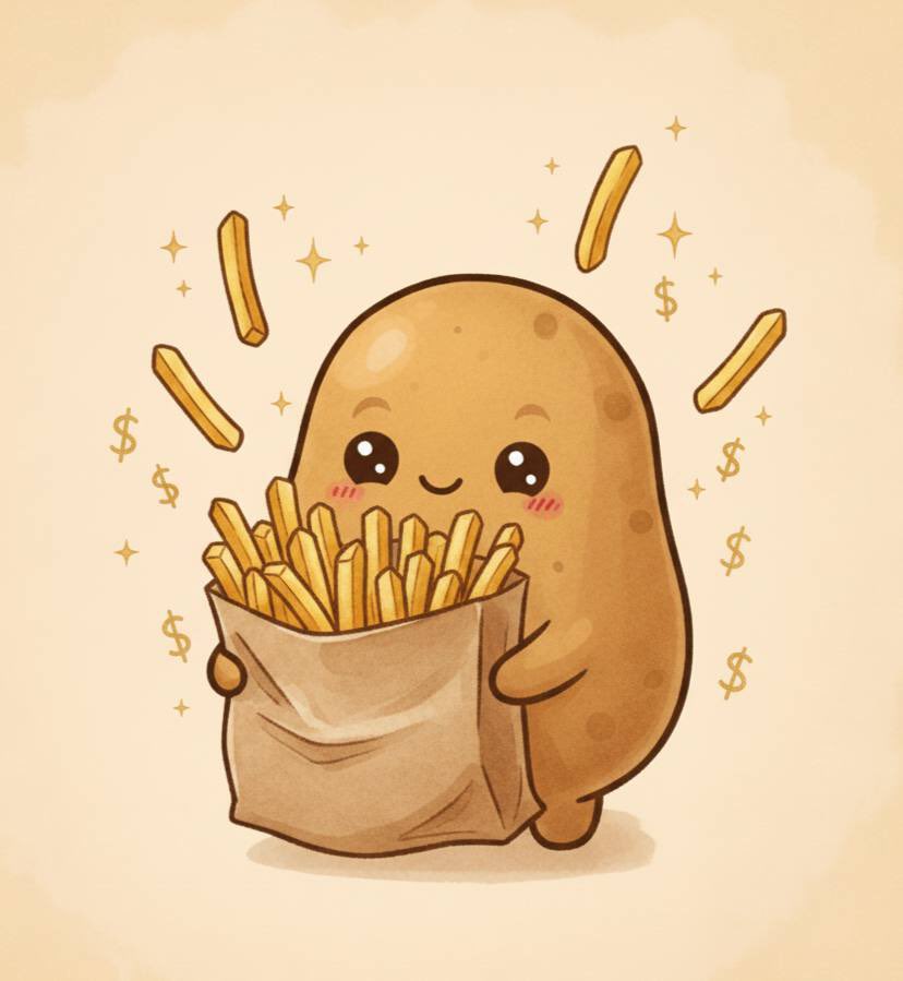 Dropping 1000 $PTTO
to 100 random replies!🍟

Reply sol address + RT

48h • live winners! 🎉