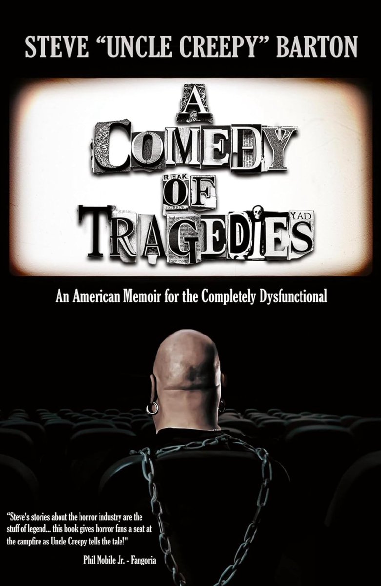 UncleCreepy's tweet photo. Near perfect reviews on @amazon and @goodreads! 🙏 Get #acomedyoftragedies NOW! All your details here - https://t.co/MX1ChdwLoE and here - https://t.co/rU98OYclN5 ! #inmeitrust #terrifier #terrifier2 #terrifier3 #georgearomero #sidhaig #horror #life #adversity #funny #book https://t.co/O6gGzaQvR6