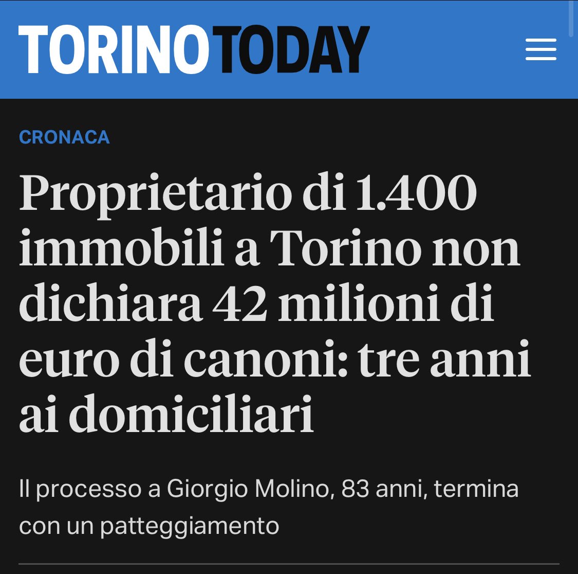 SalisIlaria's tweet image. A #Torino il signor Molino, il cosiddetto “ras delle soffitte”, noto palazzinaro, è finito nei guai dopo anni e anni passati a lucrare sulle persone più povere: migranti, famiglie in difficoltà, chiunque fosse abbastanza vulnerabile da potersene approfittare.
Non contento delle…